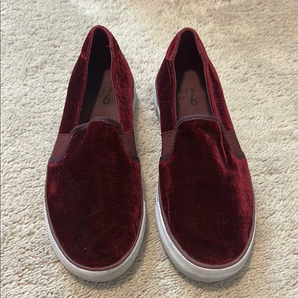 Mix No 6 Velvet Slip-On Sneakers